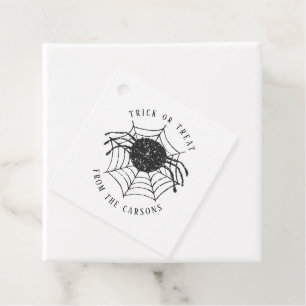 Modern Spiders Web Halloween Gifts Decor Favor Tags