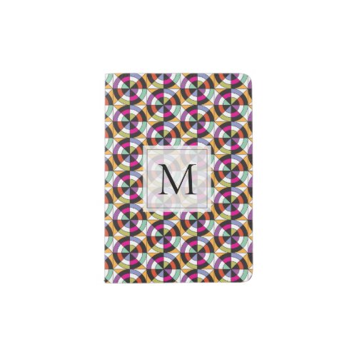 Modern Spinning Circles Quilt Pattern Passport Holder