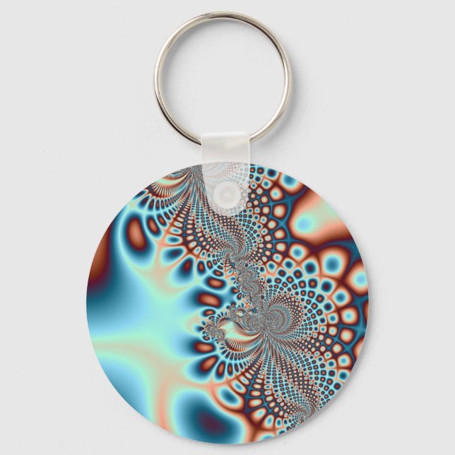 Modern Spiral Keychain (Front)