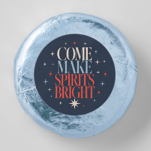 Modern Spirits Bright Holiday Party Dipped Oreo Cookie Favors