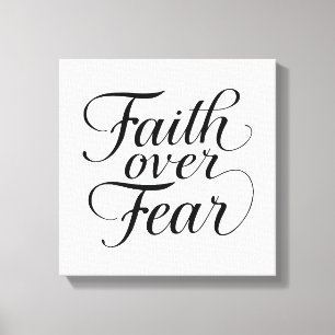 Modern Spiritual Faith Quote Canvas Print