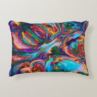 Modern Splash of Paints Accent Pillow