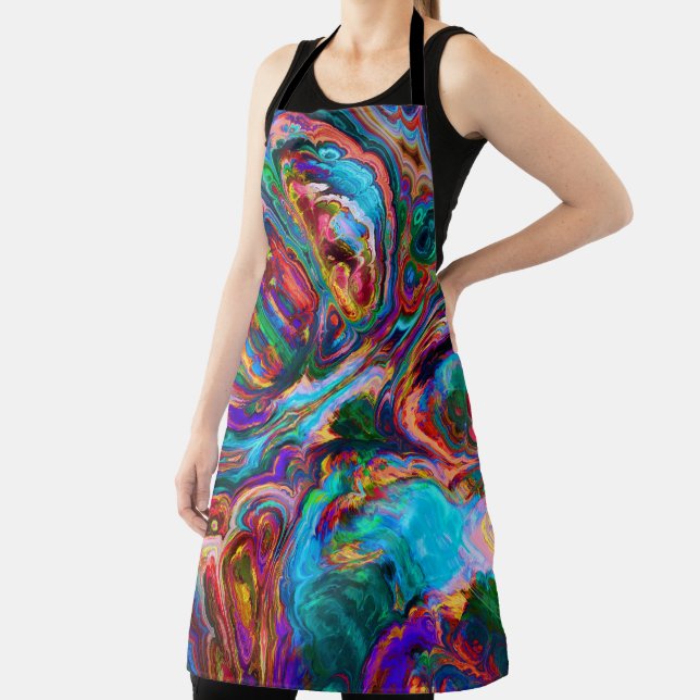 Modern Splash of Paints Apron (Insitu)