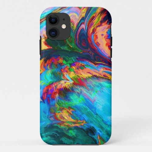 Modern Splash of Paints iPhone 11 Case