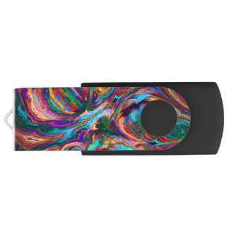 Modern Splash of Paints Flash Drive