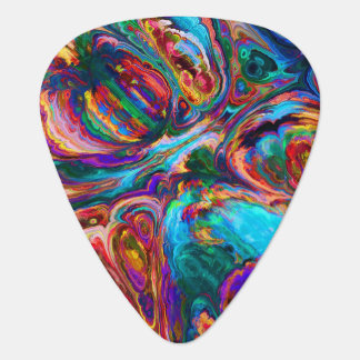 Modern Splash of Paints Guitar Pick
