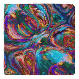 Modern Splash of Paints Trivet