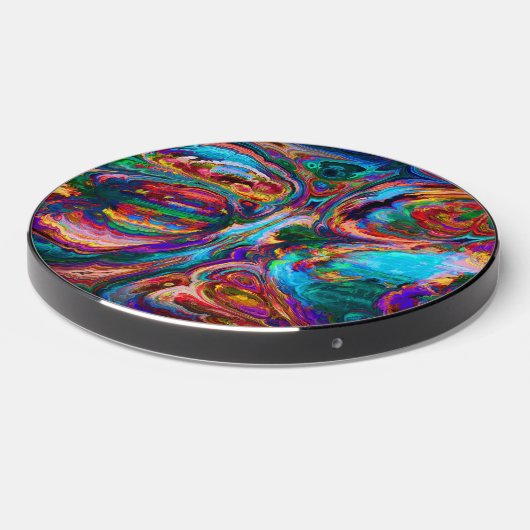 Modern Splash of Paints Wireless Charger (Front 2)
