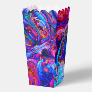 Modern Splash of Purple Hue Paints Favor Boxes