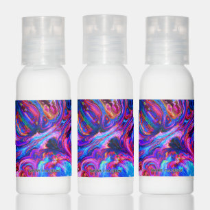 Modern Splash of Purple Hue Paints Hand Lotion