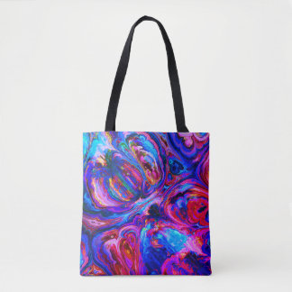 Modern Splash of Purple Hue Paints Tote Bag