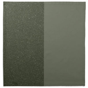 Modern Split Moss Green Cloth Napkin – Customize