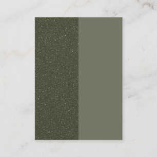 Modern Split Moss Green Discount Card – Customize