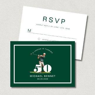Modern Sport Golf 50th Birthday