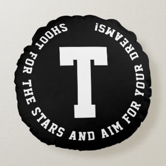 Modern Sport Inspiration Black And White Monogram