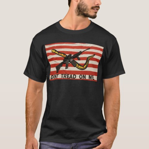Modern sporting rifle on the first navy jack T_Shirt