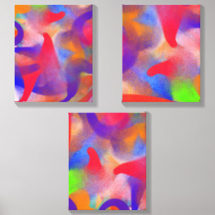 Modern Spray Paint for a modern home Canvas Photo Tile