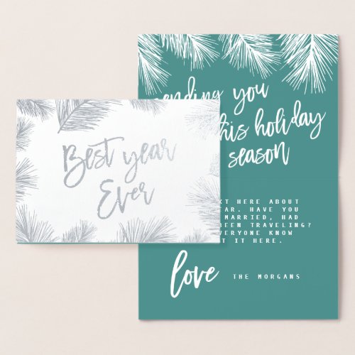 MODERN SPRIG BEST YEAR EVER CARD