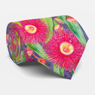 Modern Spring Eucalyptus Blooms After The Rain Neck Tie
