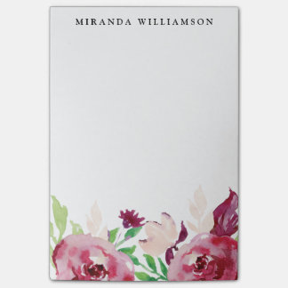 Modern Spring Flowers Post-it Notes