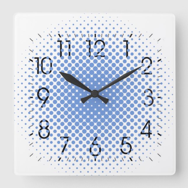 Modern Square Wall Clock (Front)