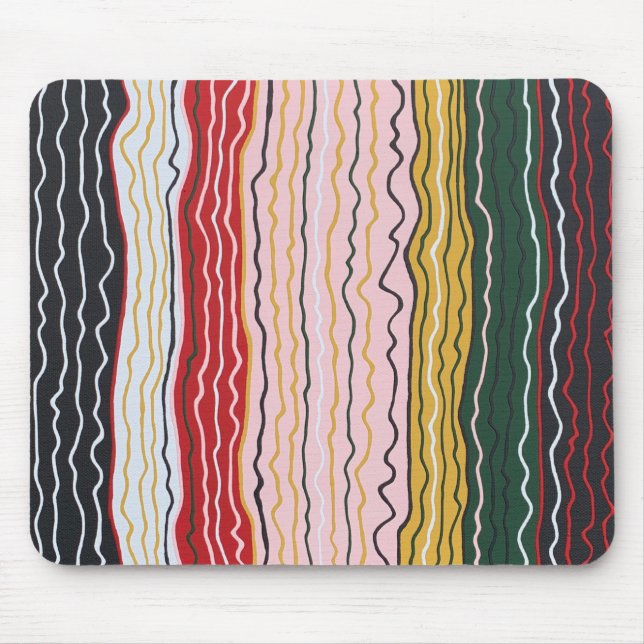 Modern Squiggles 2 Mousepad (Front)