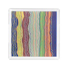 Modern Squiggles 3 Acrylic Tray