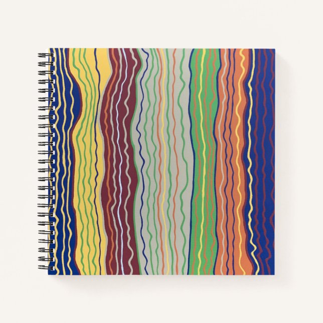 Modern Squiggles 3 Notebook (Front)