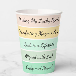 Modern St. Patrick’s Day Gradient Paper Cups