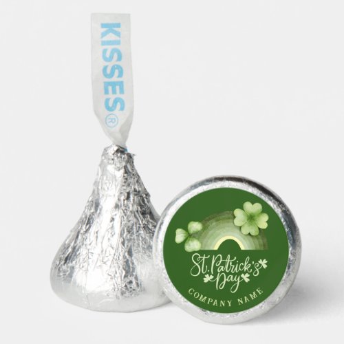 Modern St Patricks Day Business Logo Promotional Hersheys Kisses