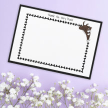 Modern Staffy Lab Dog Bone Black White Flat