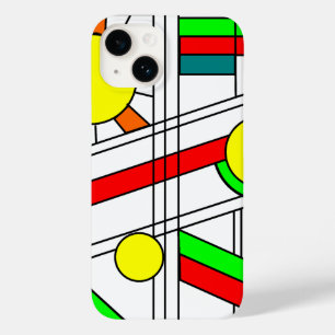 Modern Stained-Glass Look Case-Mate iPhone 14 Case