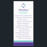 Modern Star Bat Mitzvah Program<br><div class="desc">This contemporary 4" x 9" program sets the tone for your special event. Corresponds with the Modern Star invitation suite.</div>