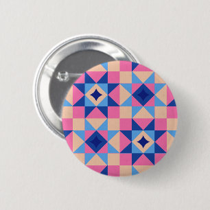 Modern Star Block Quilt Button
