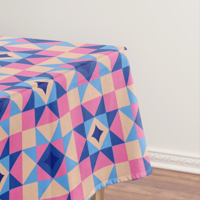Modern Star Block Quilt Tablecloth (In Situ)