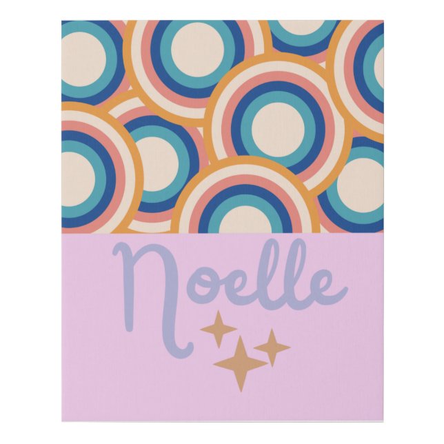 Modern Star Faux Wrapped Canvas Print (Front)