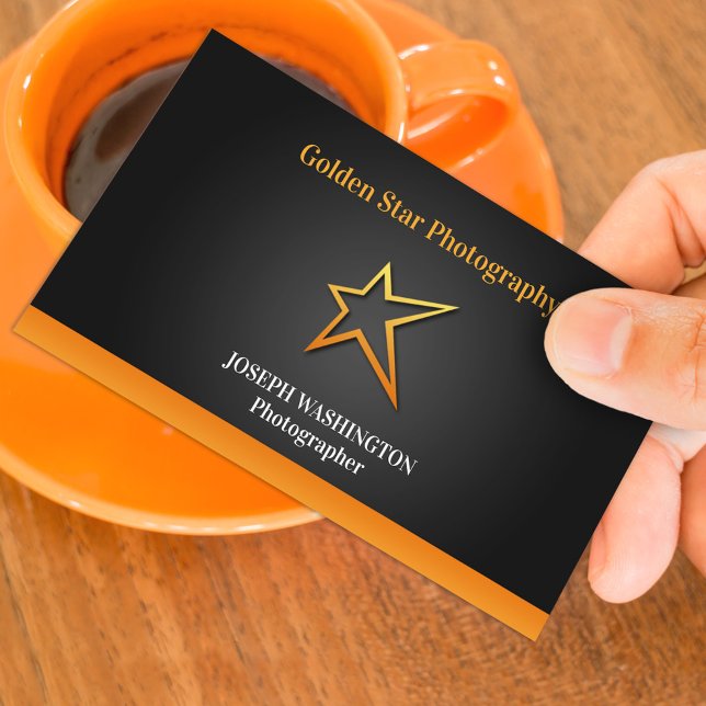 Modern Star Logo Business Card Template (Creator Uploaded)