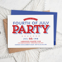 Modern Stars and Stripes 4th of July Party