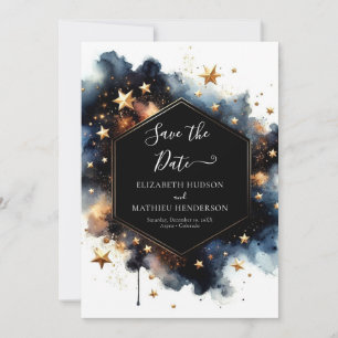 Modern Stars Celestial Wedding Save The Date