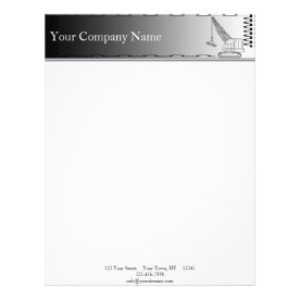 Construction Business Letterhead | Zazzle