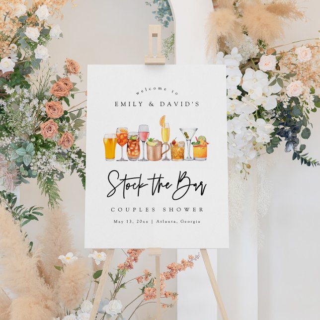 Modern Stock The Bar Shower Welcome Sign (Creator Uploaded)