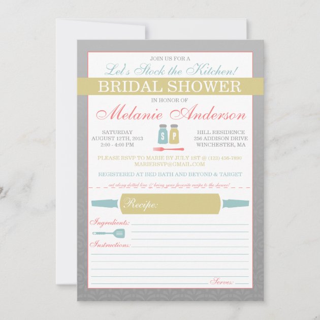 Modern Stock The Kitchen Bridal Shower Invites Zazzle   Modern Stock The Kitchen Bridal Shower Invites R603f8d7be35e4a4281fe314ccf14cf71 Tcvt0 630 