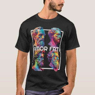 Modern Stoicism Philosophy Ancient Greek Stoic Ico T-Shirt