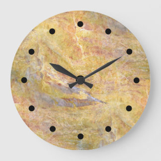 Modern Stone Background Large Clock