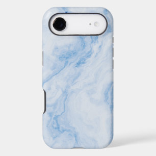 Modern Stone Dusty Blue Marble iPhone 17 Air Case