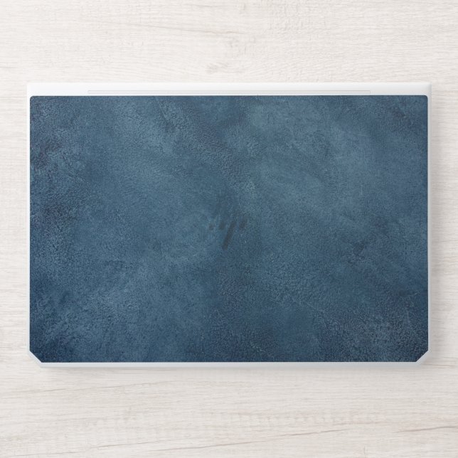 Modern Stone Dusty Blue Marble  HP Laptop Skin (Front)