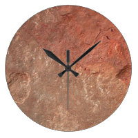 Modern Stone Look Wall Clock