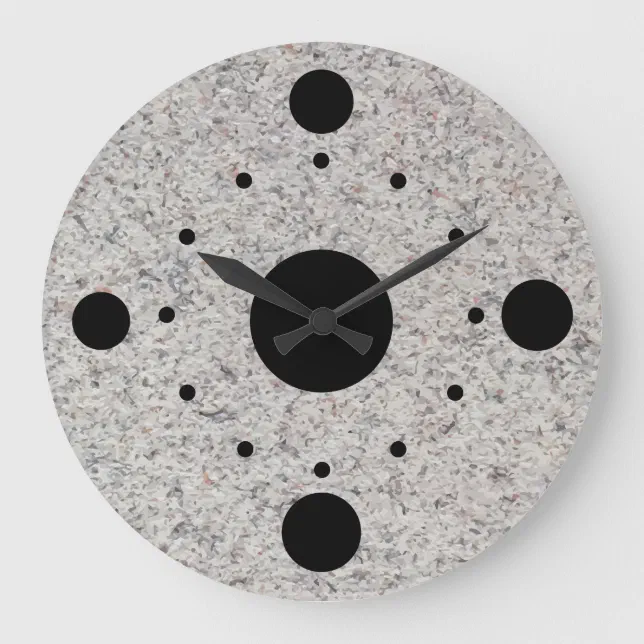 Modern Stone Marble Look Wall Clocks Zazzle