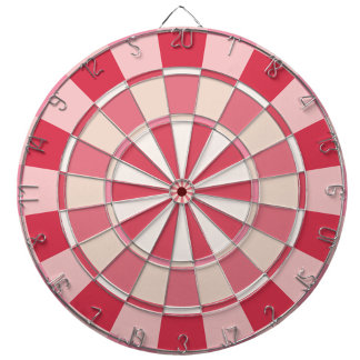 Modern Strawberry Pink Dart Board
