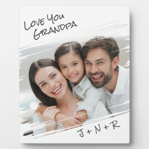  Modern Street Art Add Your Photo Love You Grandpa Plaque